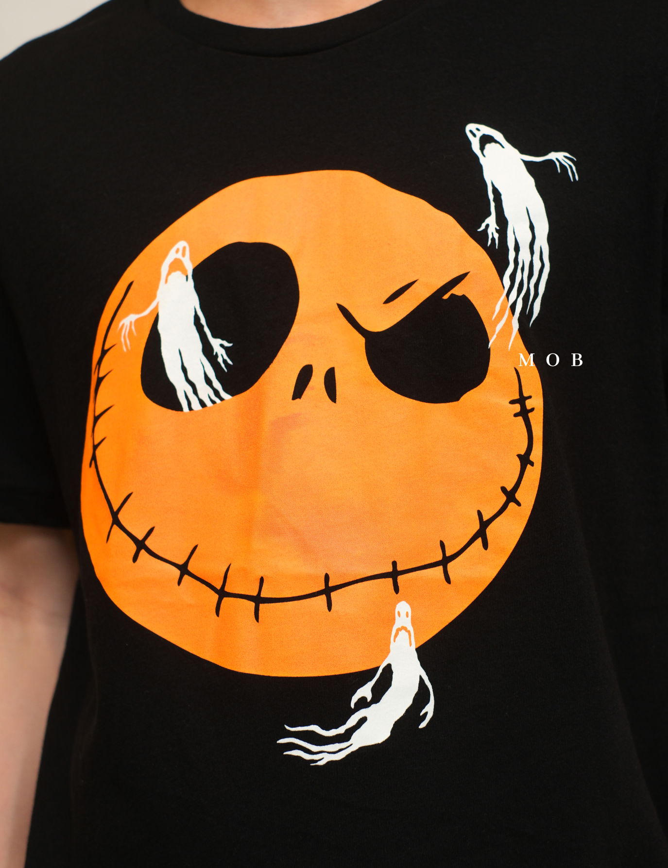 ONV01SST001-004 Old Navy x Disney Jack Skellington SS Tee Black