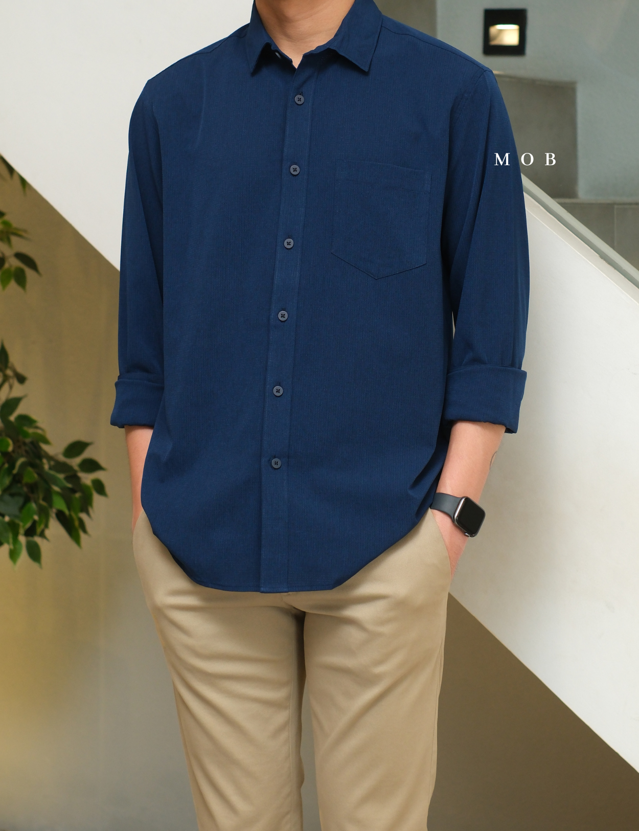 APTLSS02001A STANDARD Performance LS Shirt Navy