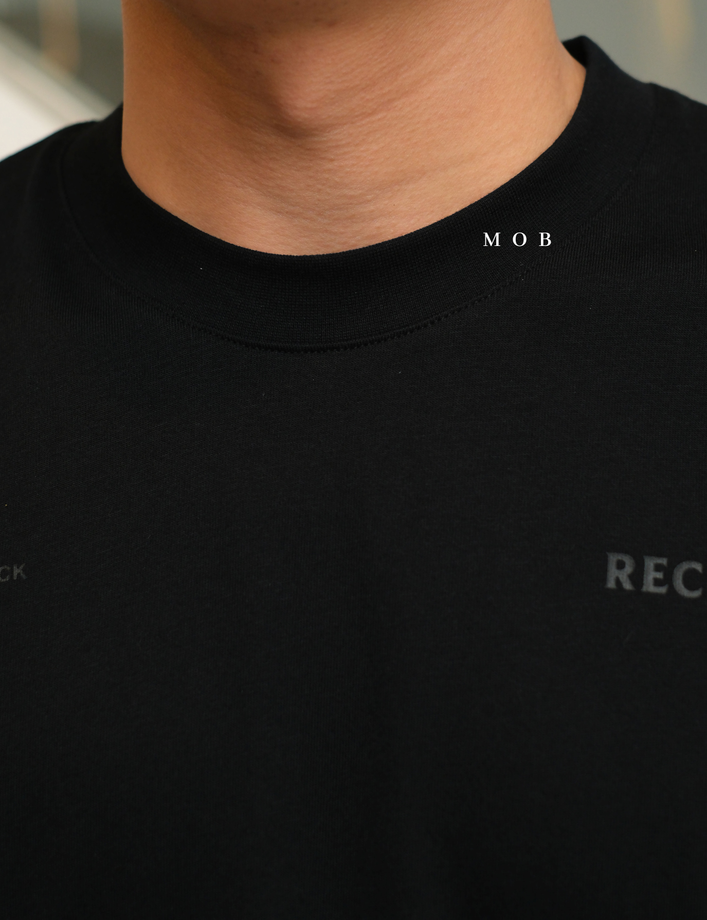 ARK01SST055 Recursion T-shirt Obsidian Black