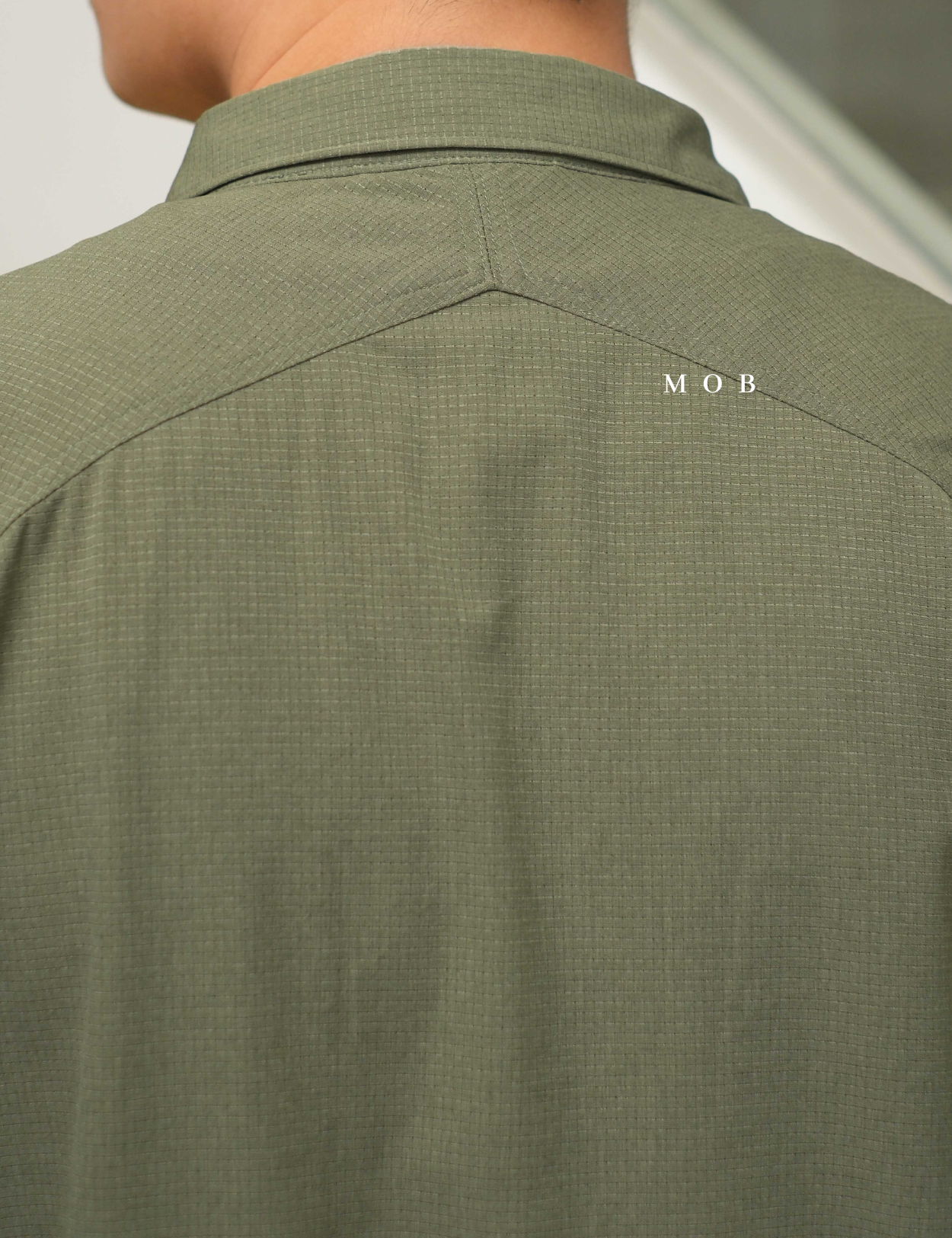 ROALSS01001 Bless Up Mechanical Stretch LS Shirt Light Army