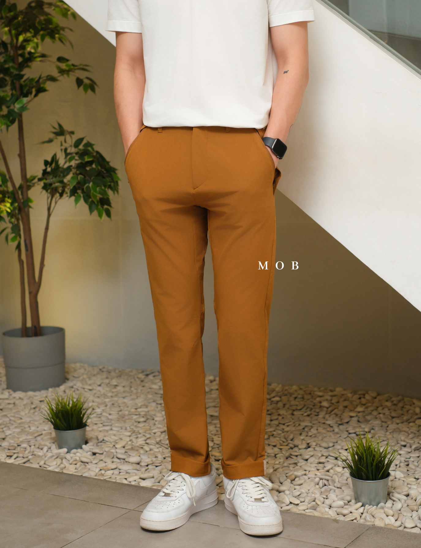 AIMPT01002 Travel Pants Brown