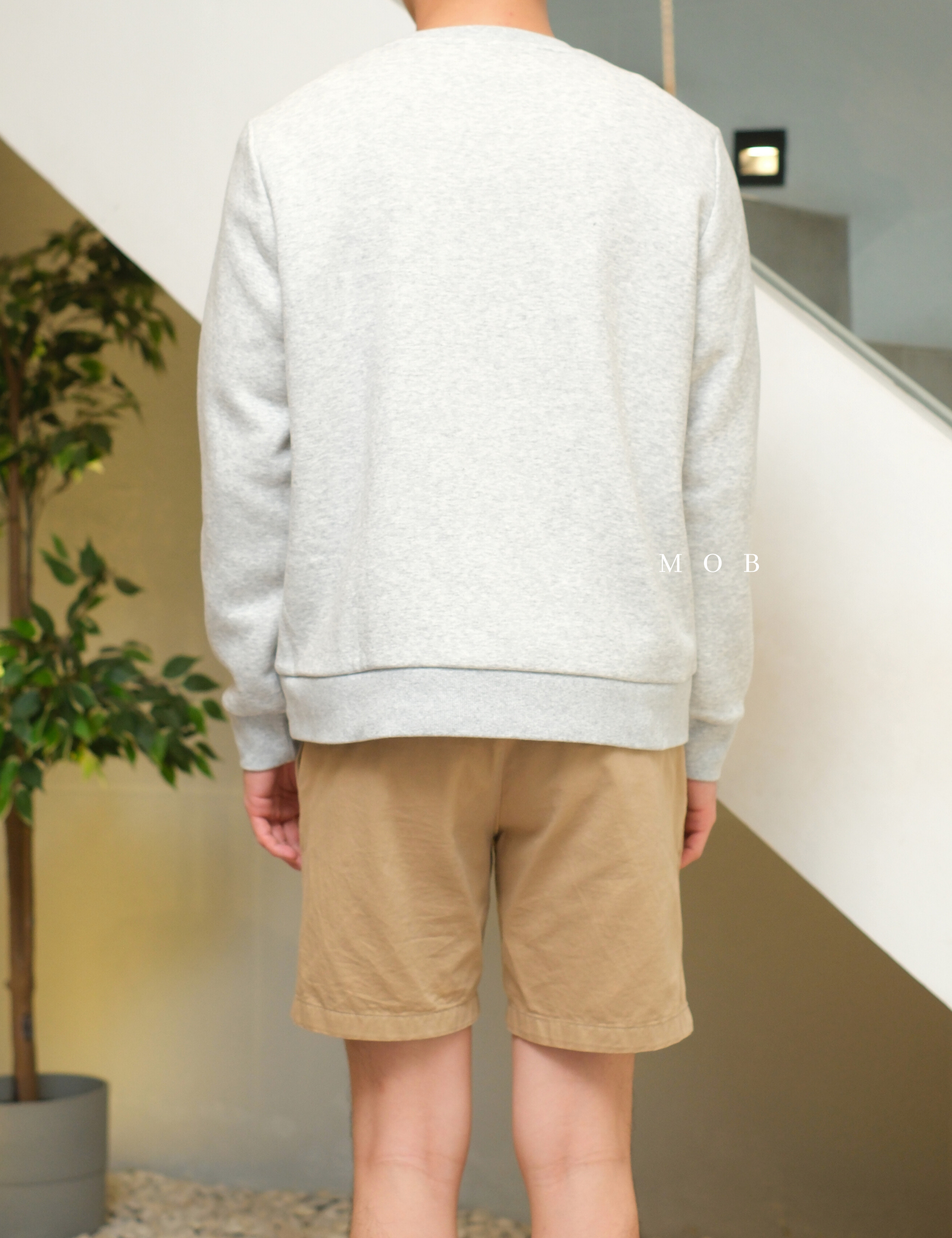 ANDSW01003 Basic SWEATSHIRT Light Grey