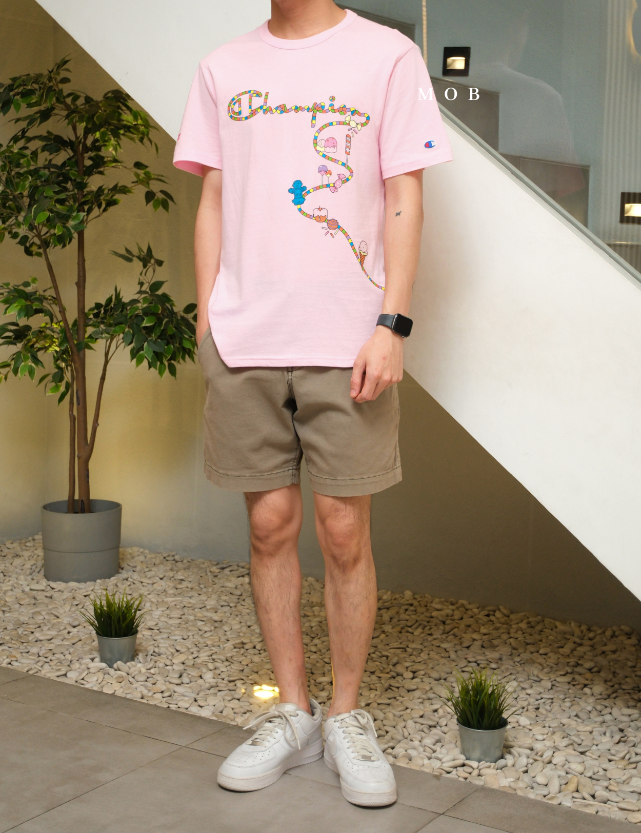 CHMPSST2046 Candy Land SS Tee Pink