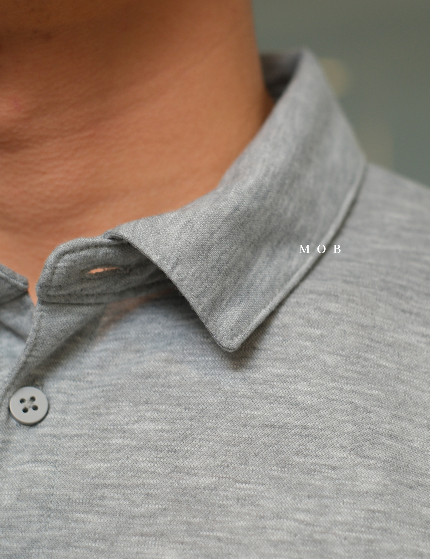 APTPLS01003 Premier Flex LS Polo Heather Grey