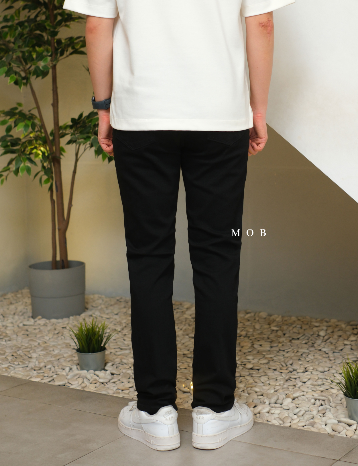 JAPT03002B Slim Fit Luxe Jeans Black
