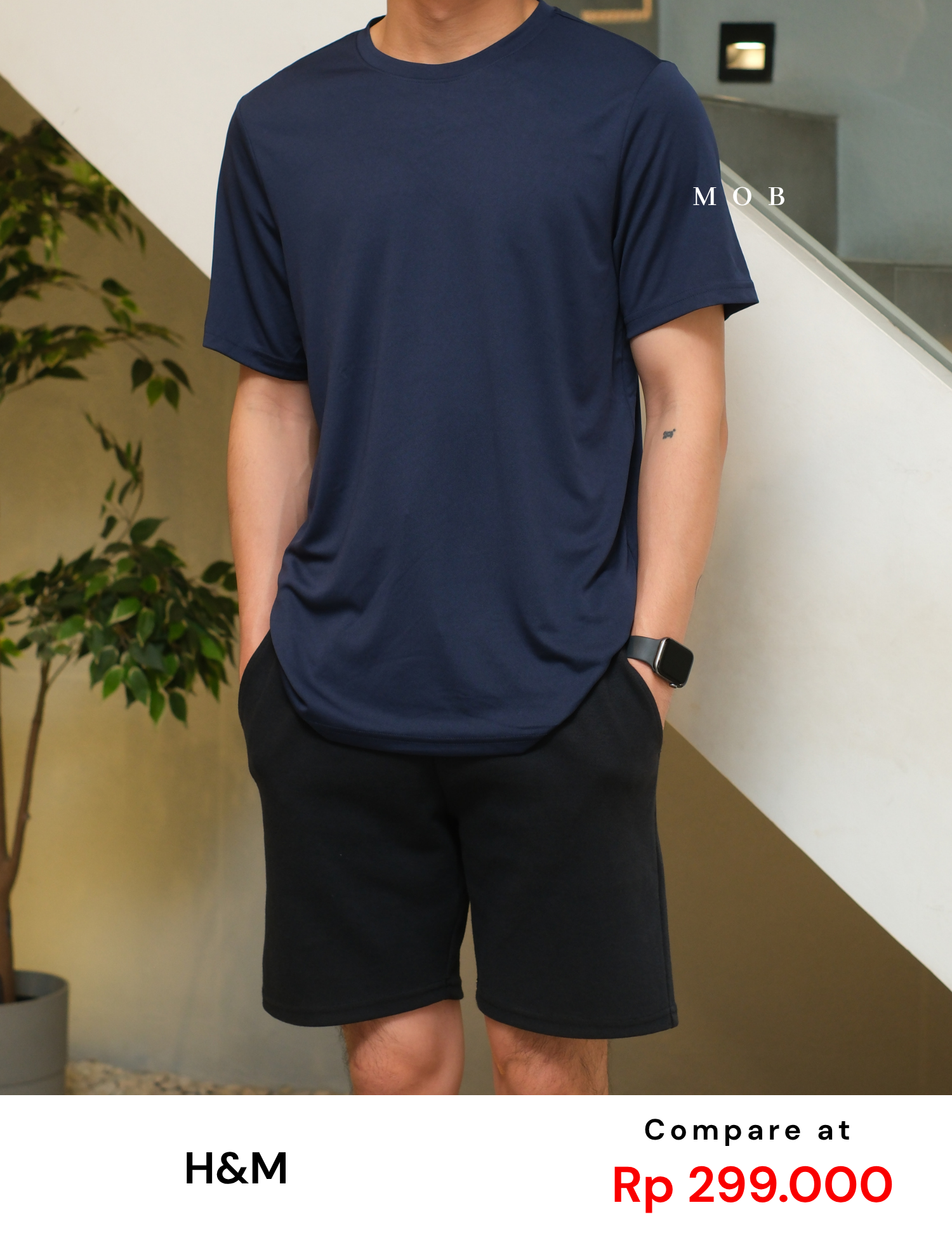 HMSST04001B DryMove SS Tee Navy