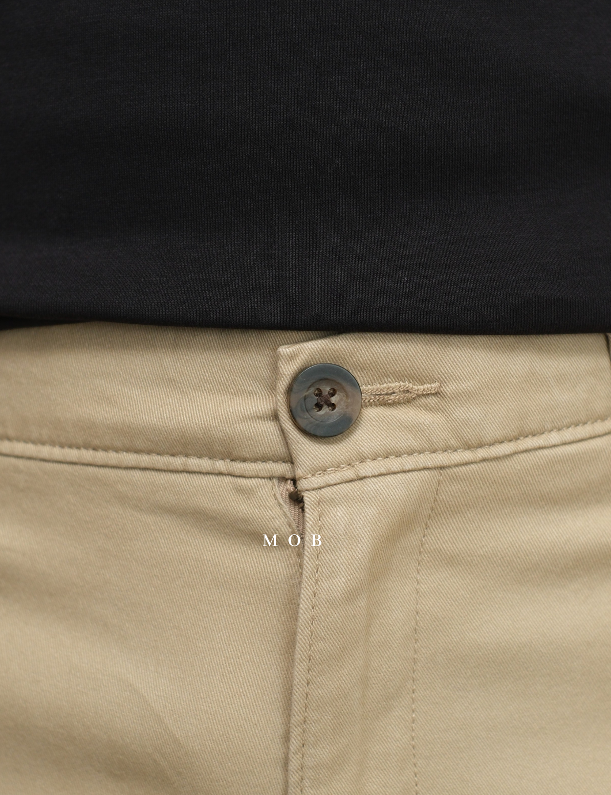 AZEPT01002 Essentials Slim Stretch Chino Pants Khaki
