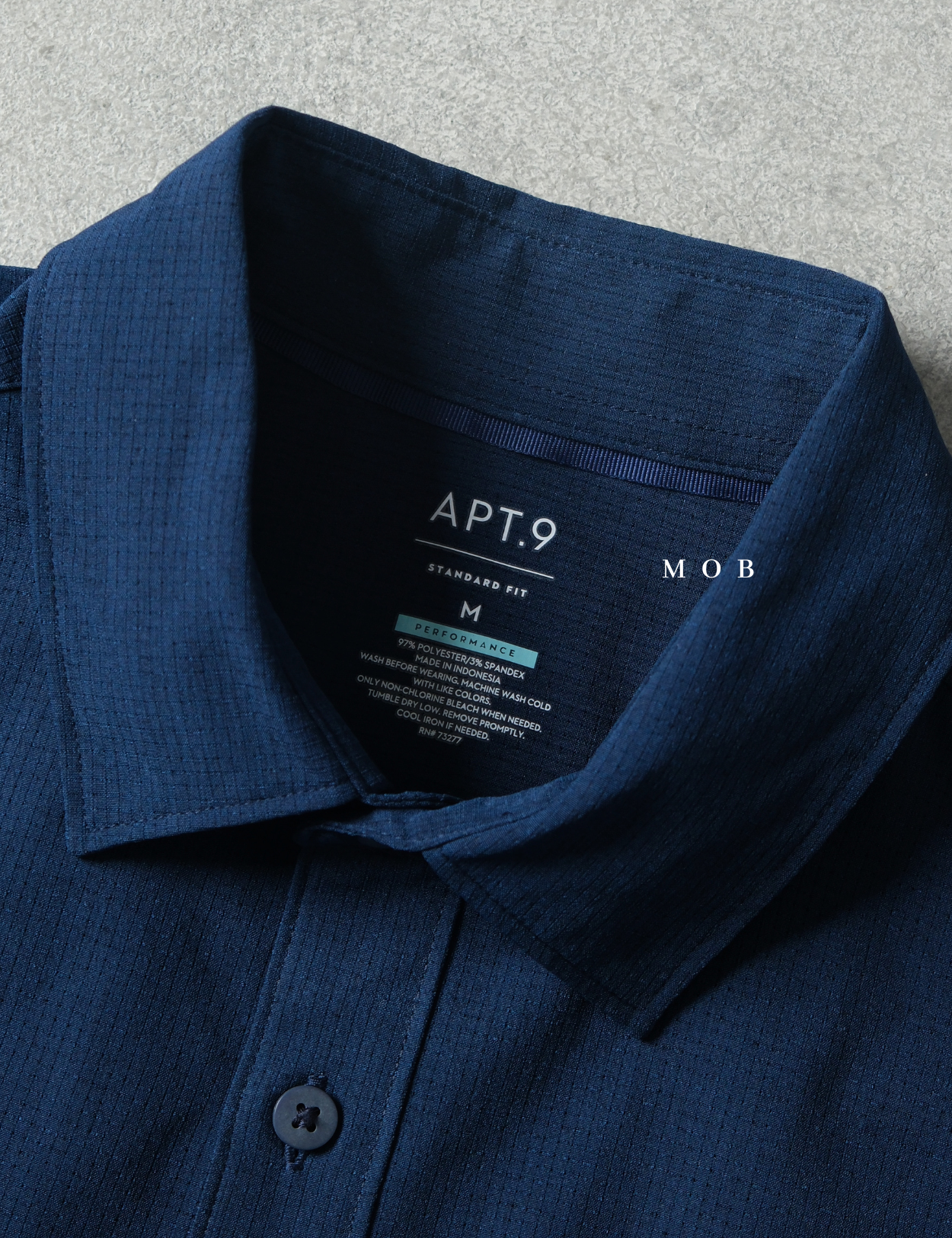 APTLSS02001A STANDARD Performance LS Shirt Navy