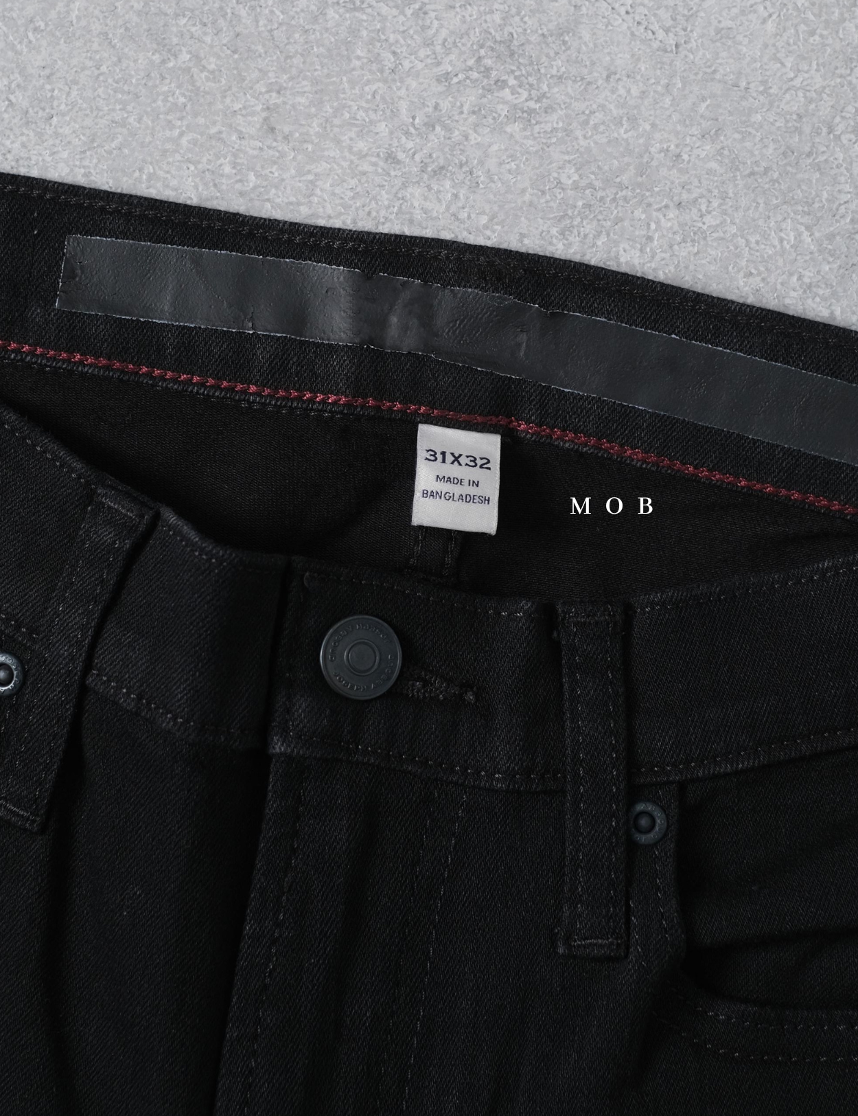JAPT03002B Slim Fit Luxe Jeans Black