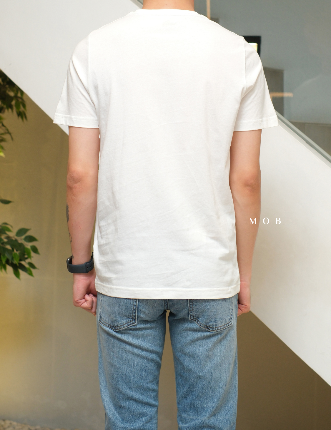PMSST07013A Classic Small Logo SS Tee White