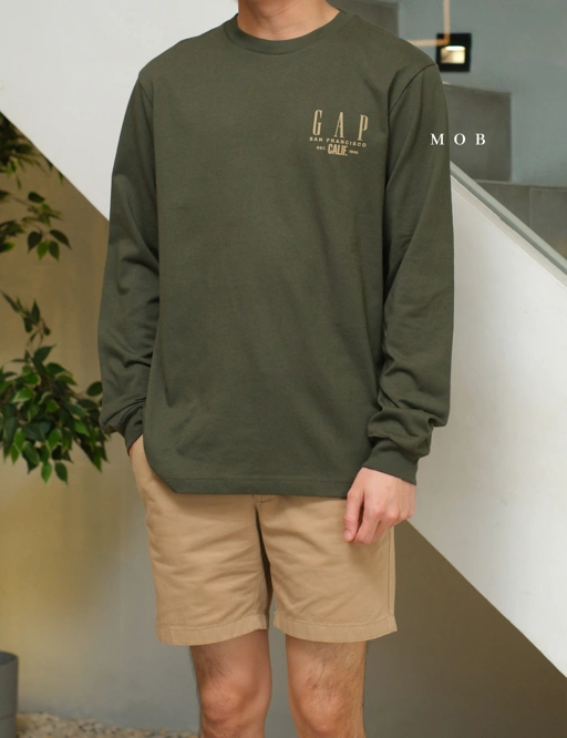 Image of GPLST1103C San Francisco 1969 LS Tee Olive 