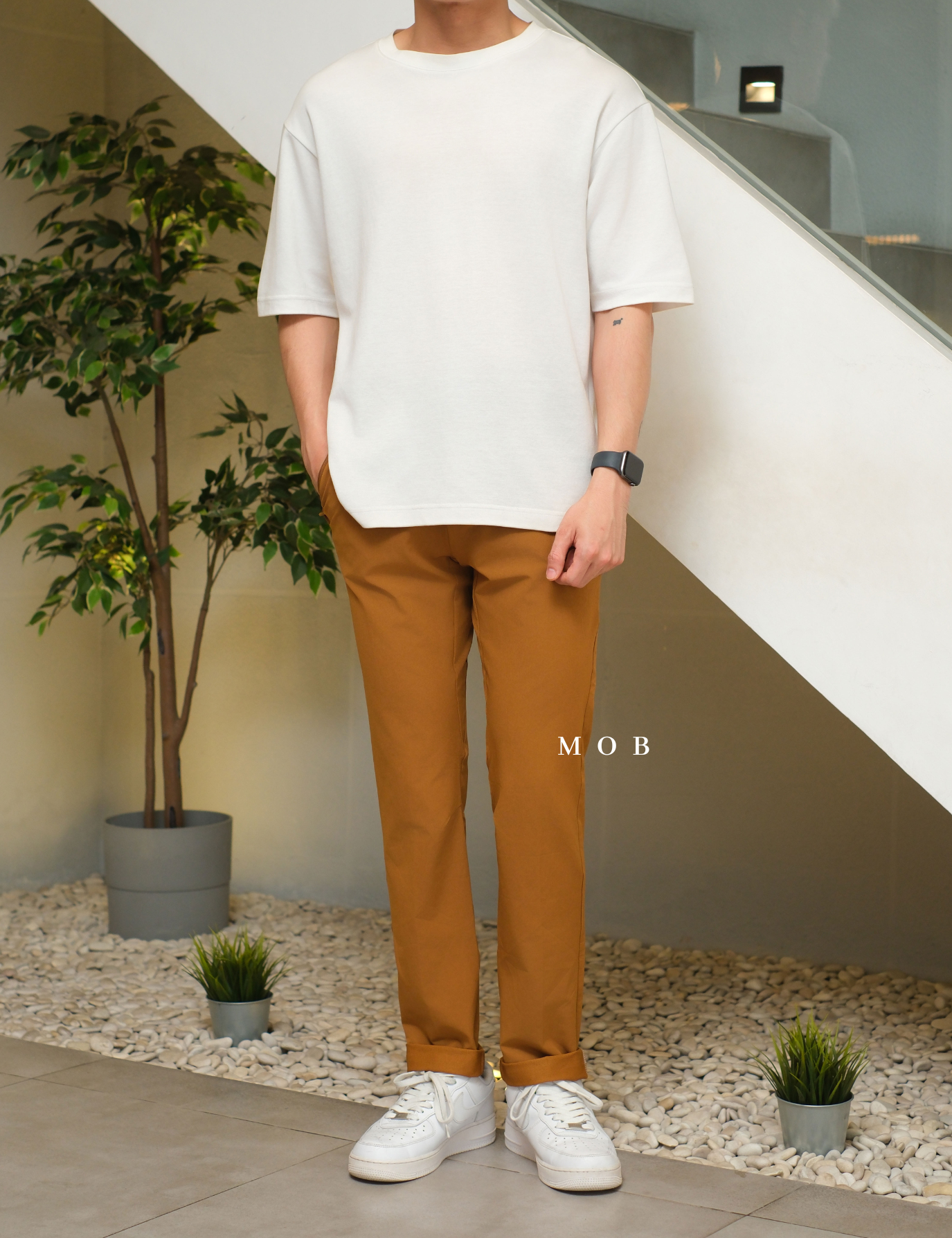 AIMPT01002 Travel Pants Brown