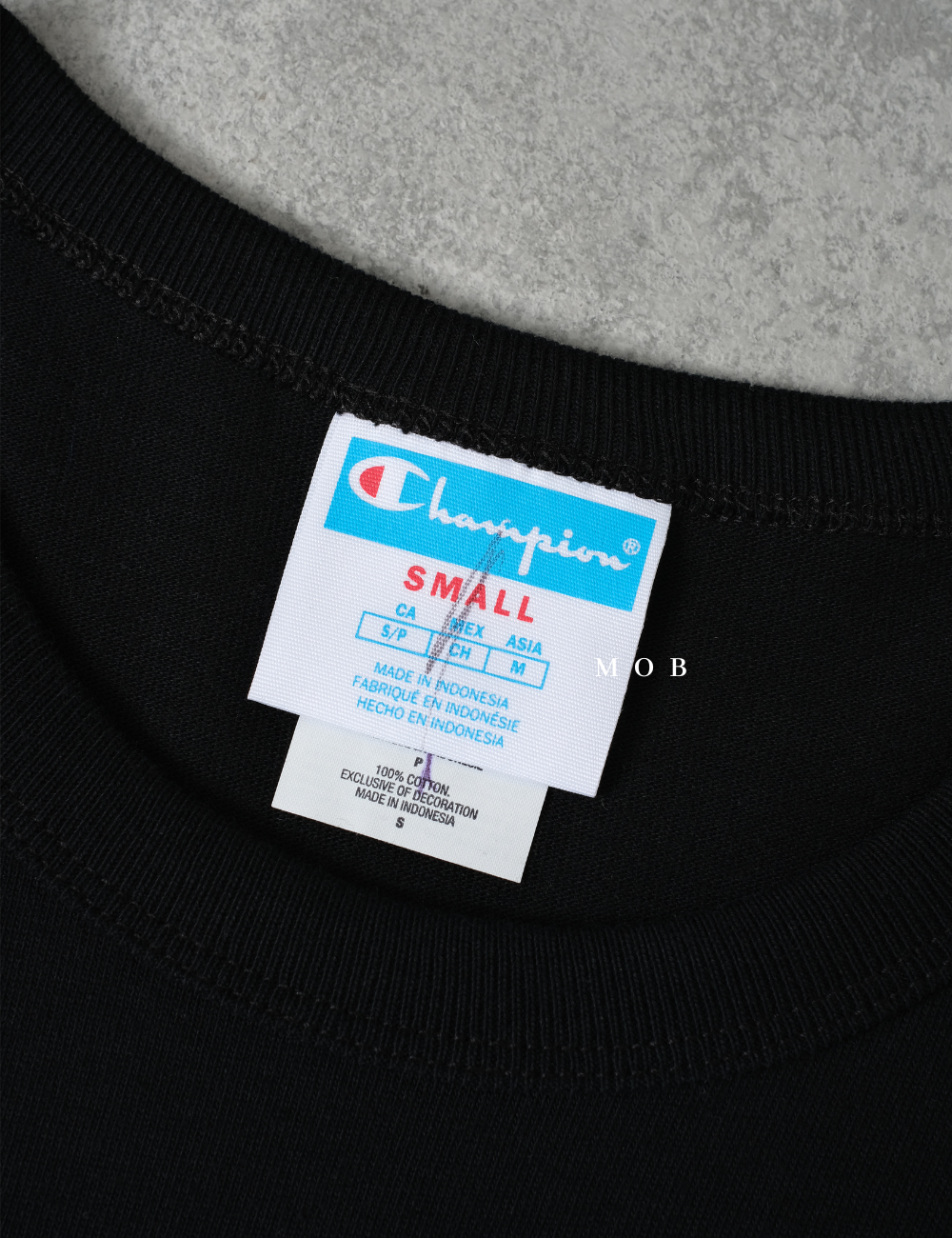 CHMPSST2008A Heritage With Vibrant Logo SS Tee Black 