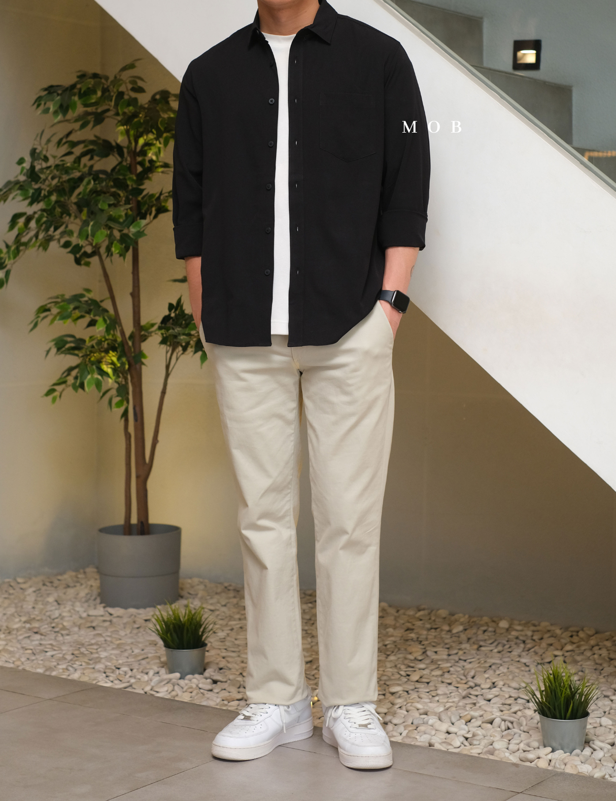 APTLSS02001B STANDARD Performance LS Shirt Black