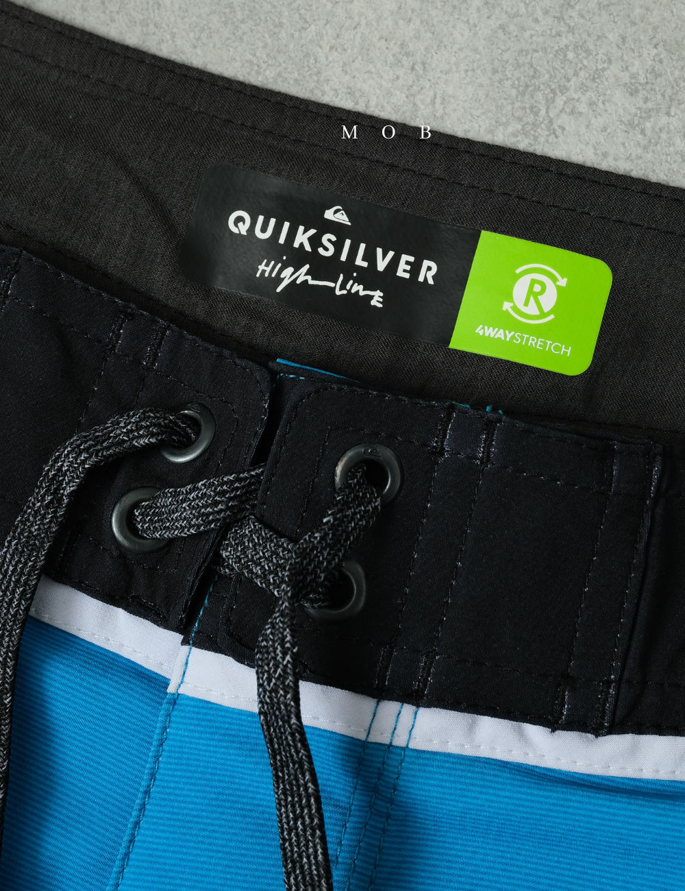 QSBS03001C Highline Blue Seafoam Green Stripe 20" Boardshorts