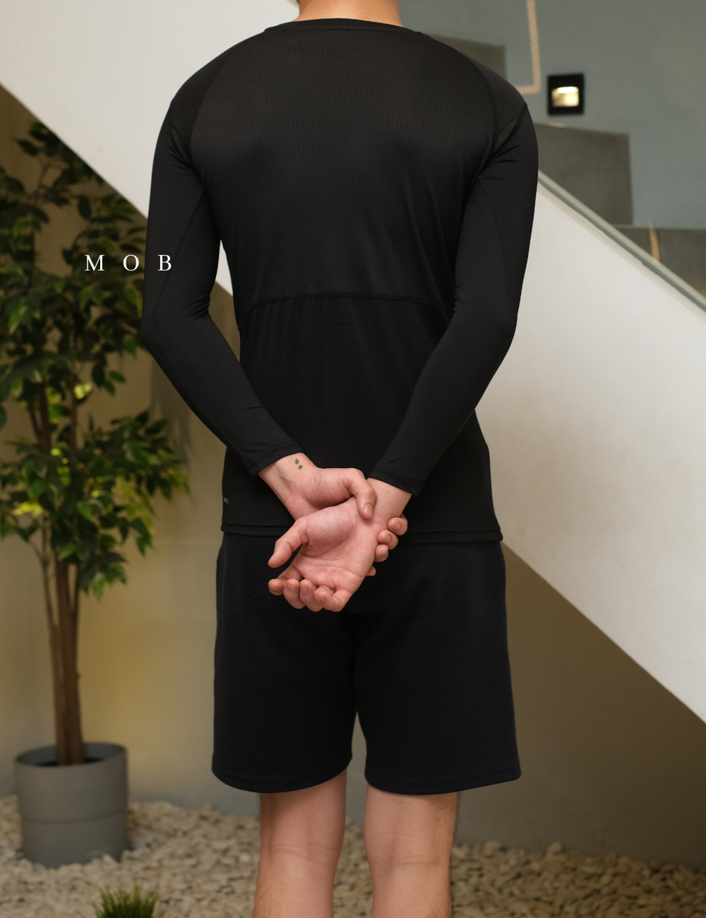 PMBL02001C Warmcell Baselayer Hands Logo Black