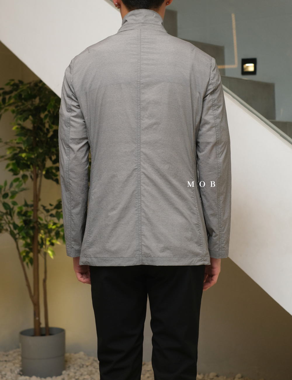 LZJ01001C Lightweight Hybrid Jacket Grey