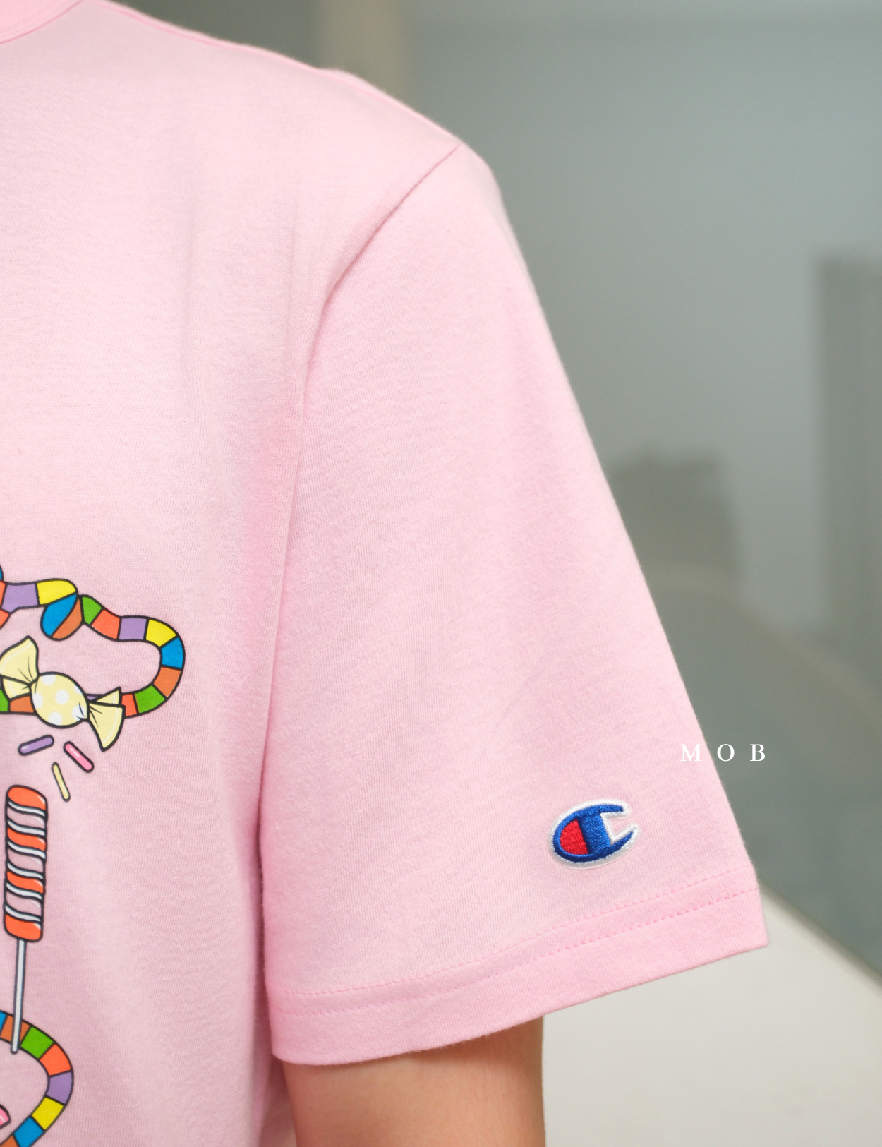CHMPSST2046 Candy Land SS Tee Pink