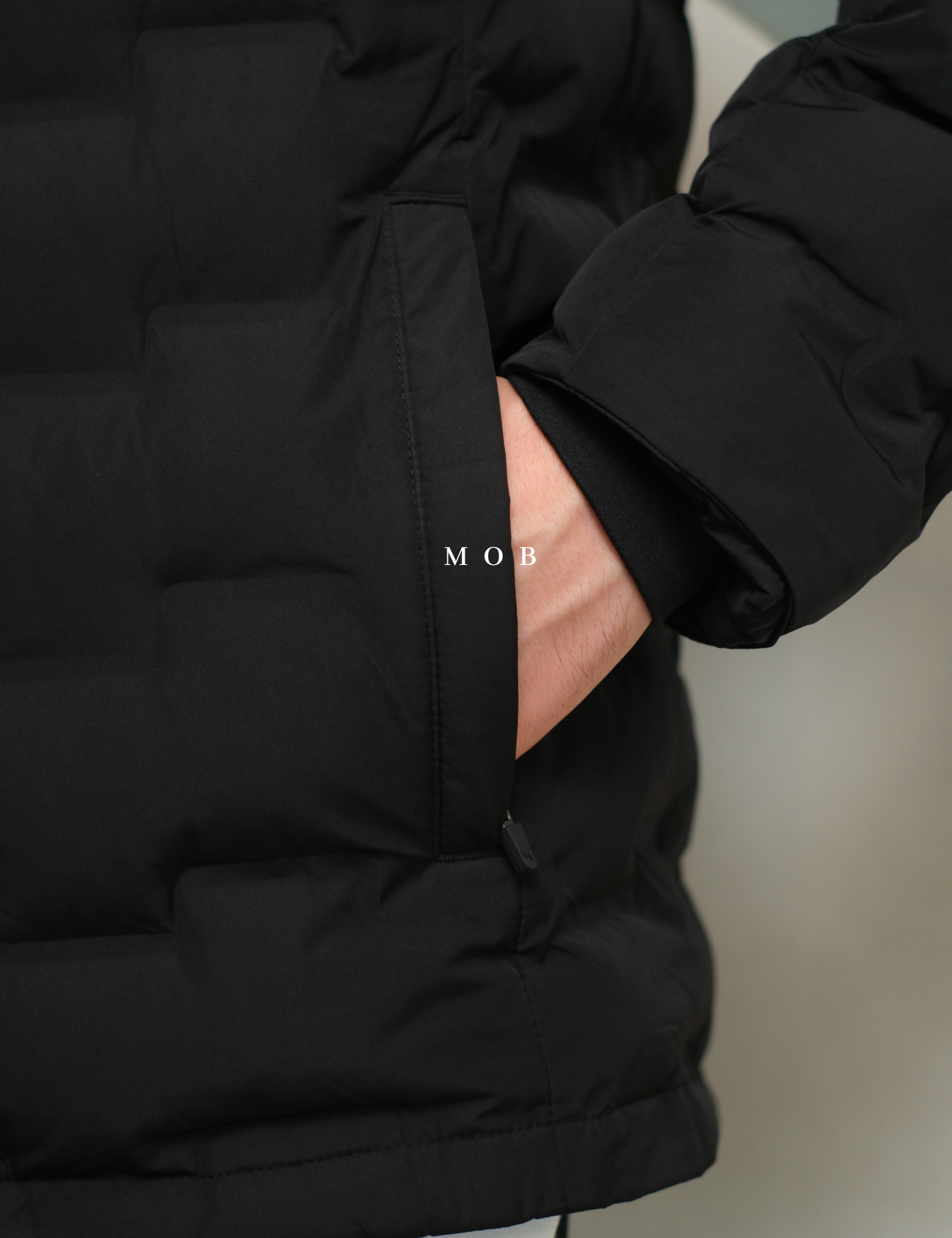 PMJ01001B Puma Tube Padding Jacket Black