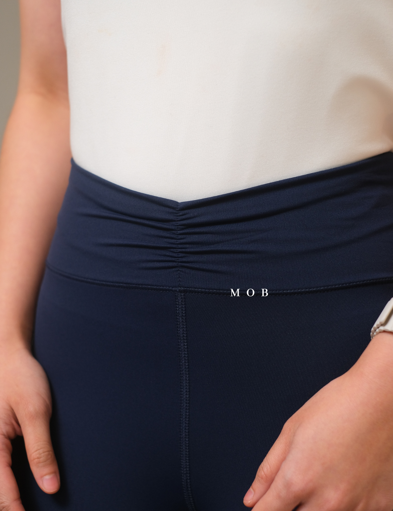 ARPT1401C Buttery Soft CINCH FLARE Leggings Deep Navy
