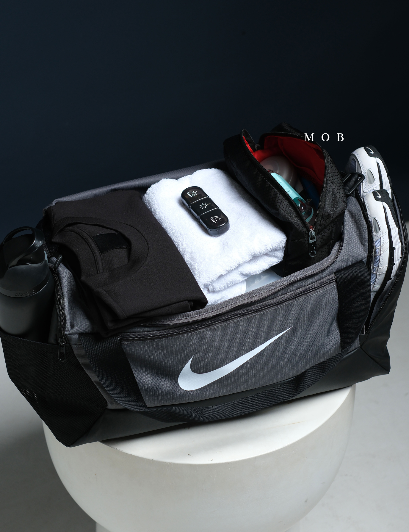 NKBAG03001A Brasilia Duffel Bag Cloud Grey Black (41L)
