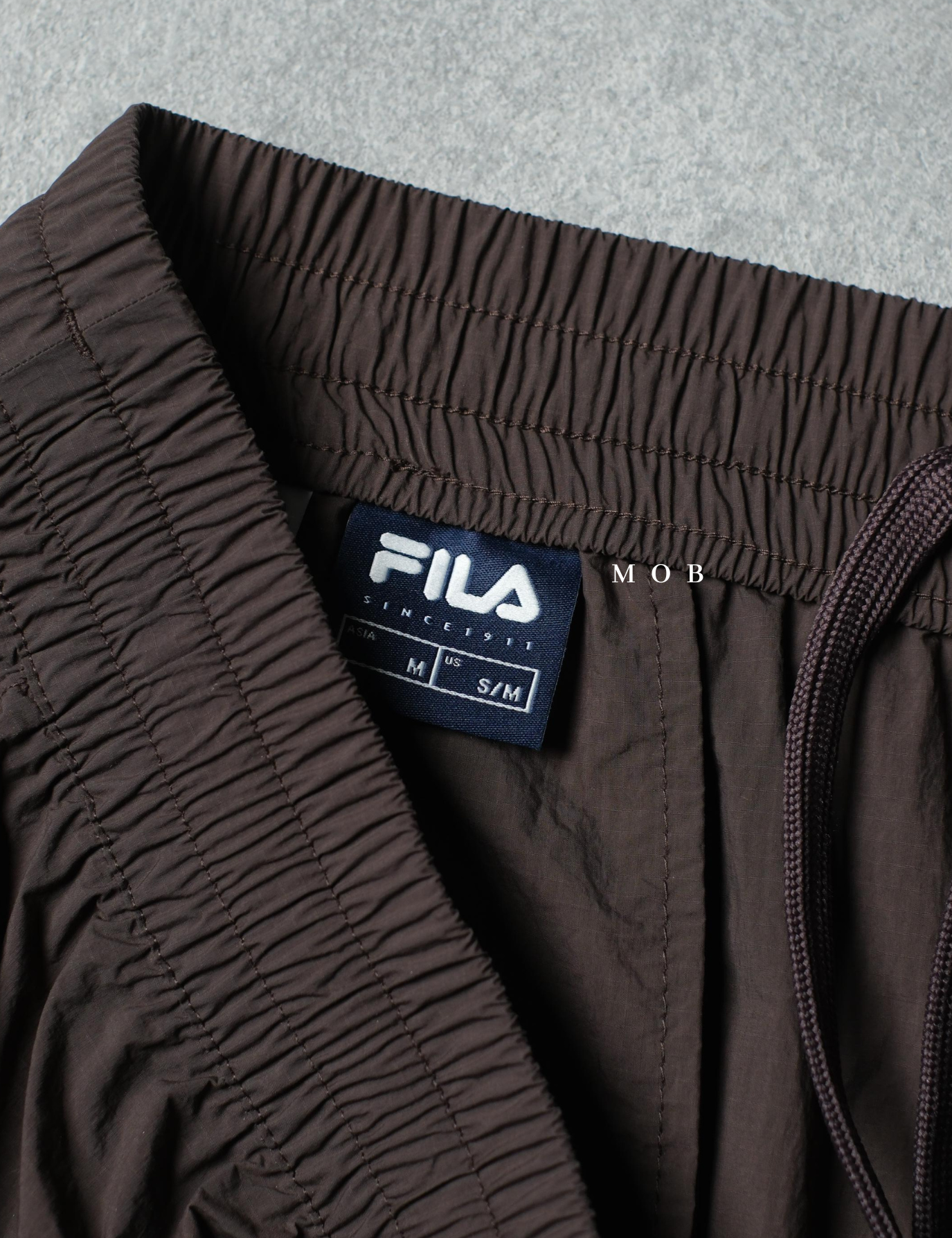 FLSR01001A Ripstop Cargo Crotch Shorts Dark Brown