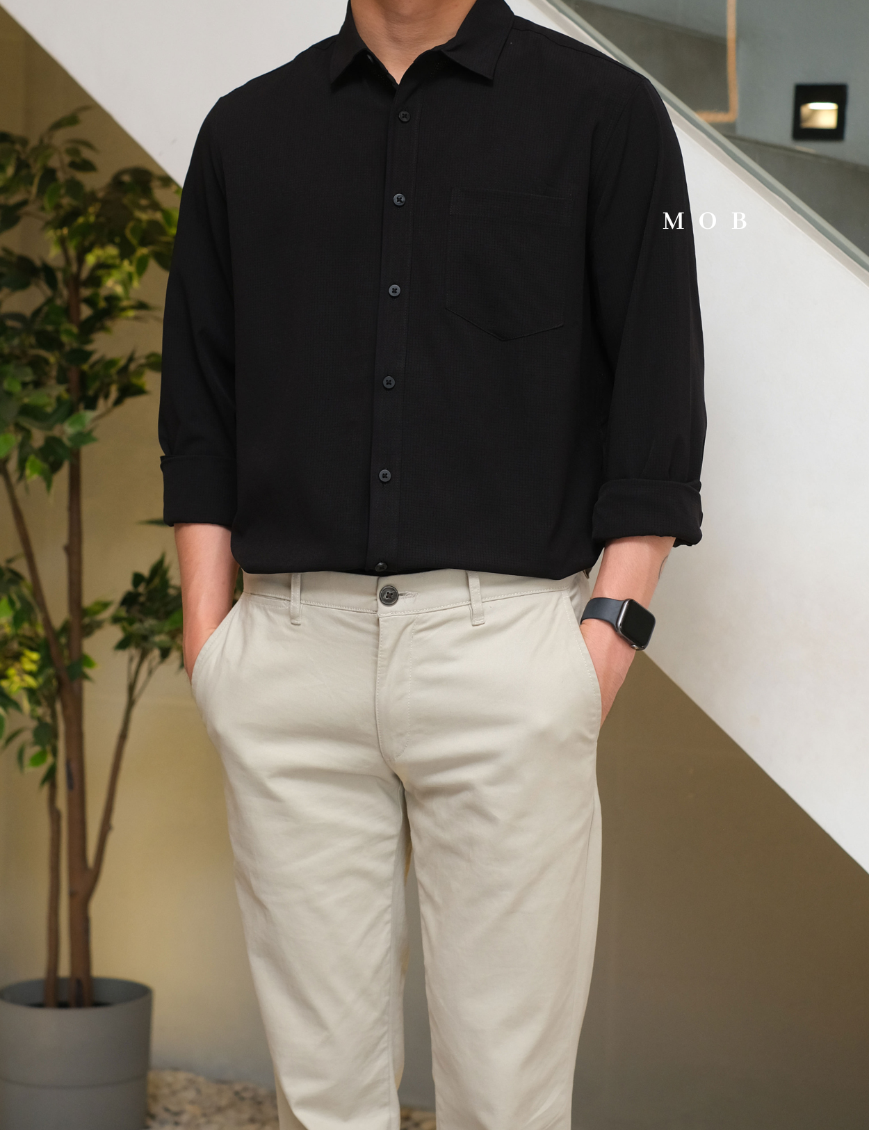 APTLSS02001B STANDARD Performance LS Shirt Black