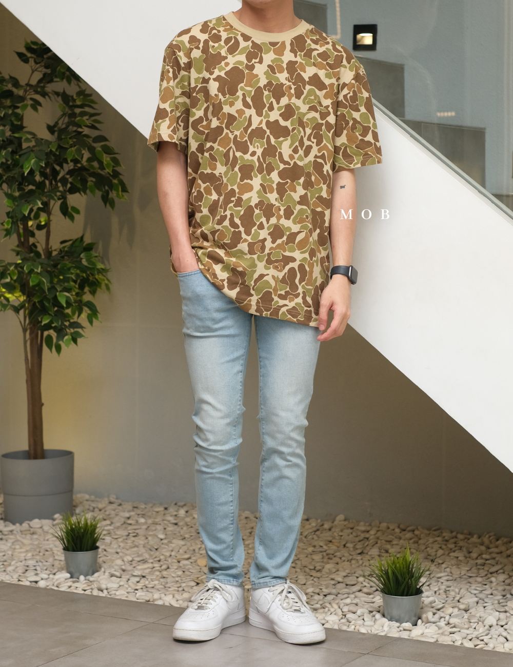 GPSST1607 Military Brown Green SS Tee