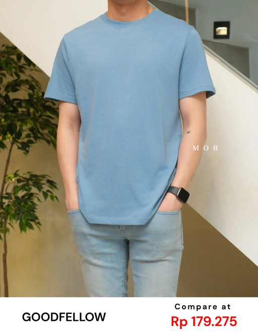 GFW01SST001-001 Every Wear SS Tee Light Blue