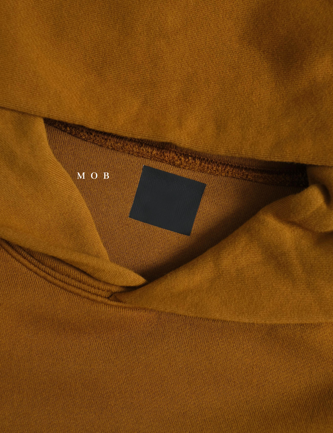 YZHOD01004 Yeezy x Gap Boxy Hoodie Gold Brown 