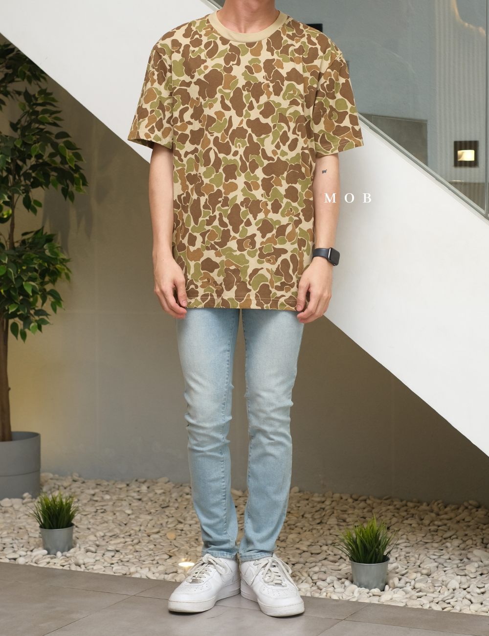 GPSST1607 Military Brown Green SS Tee