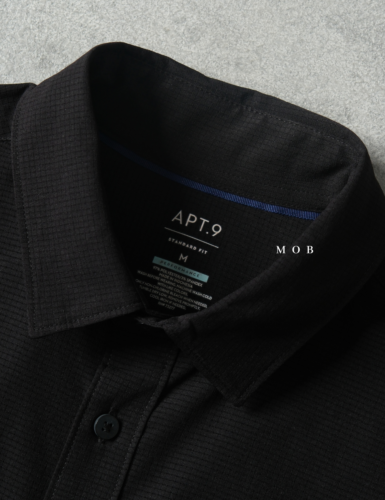APTLSS02001B STANDARD Performance LS Shirt Black