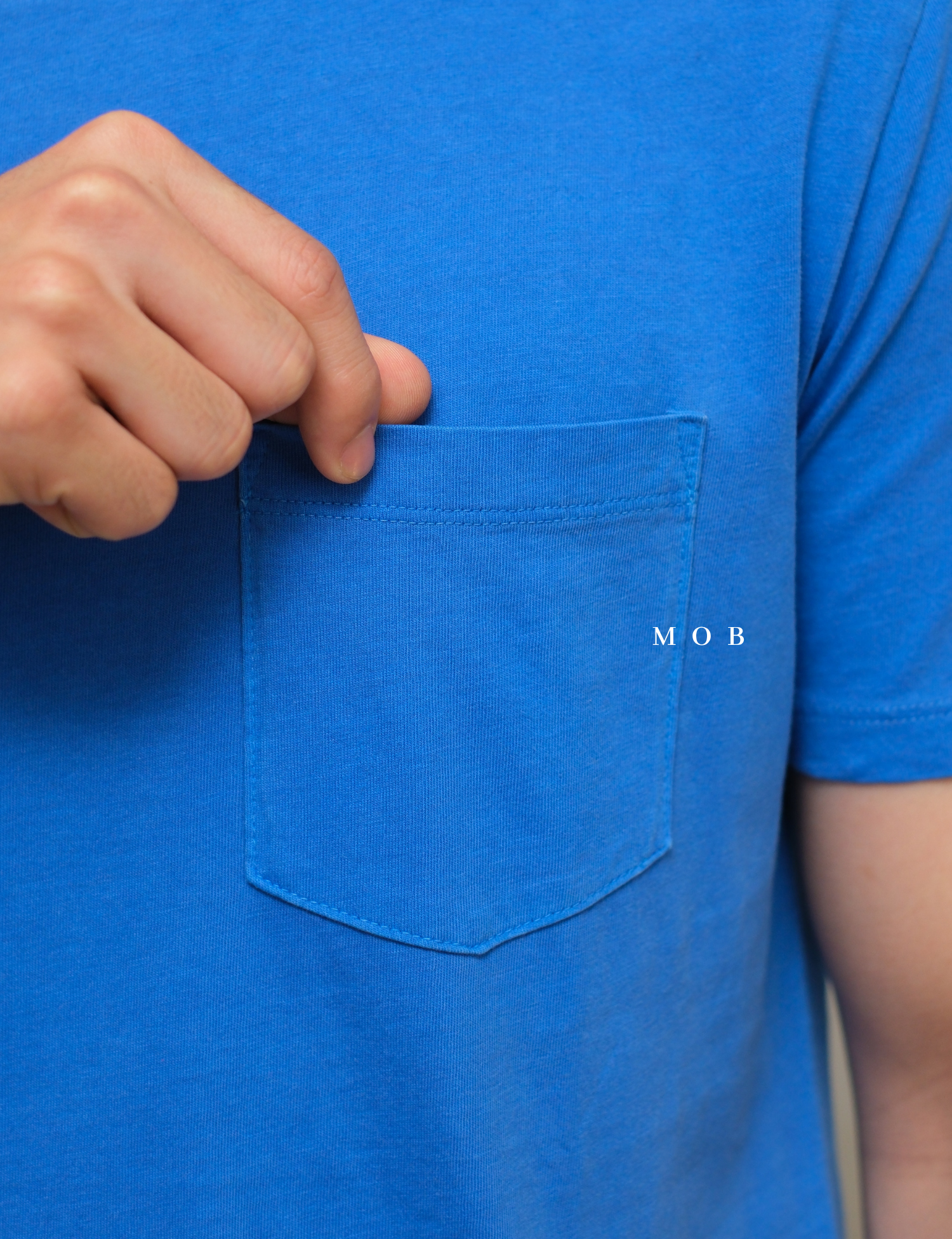 GPSST1001J Basic Pocket Tee Chill Blue