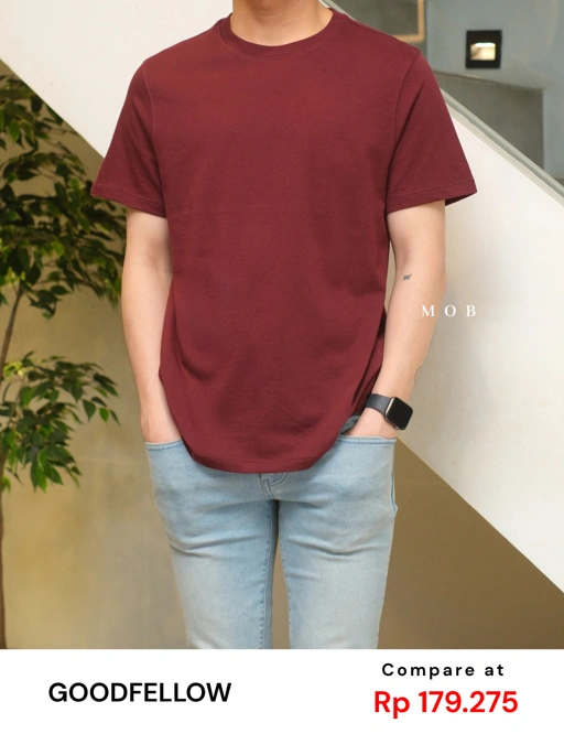 GFW01SST001-006 Every Wear SS Tee Maroon