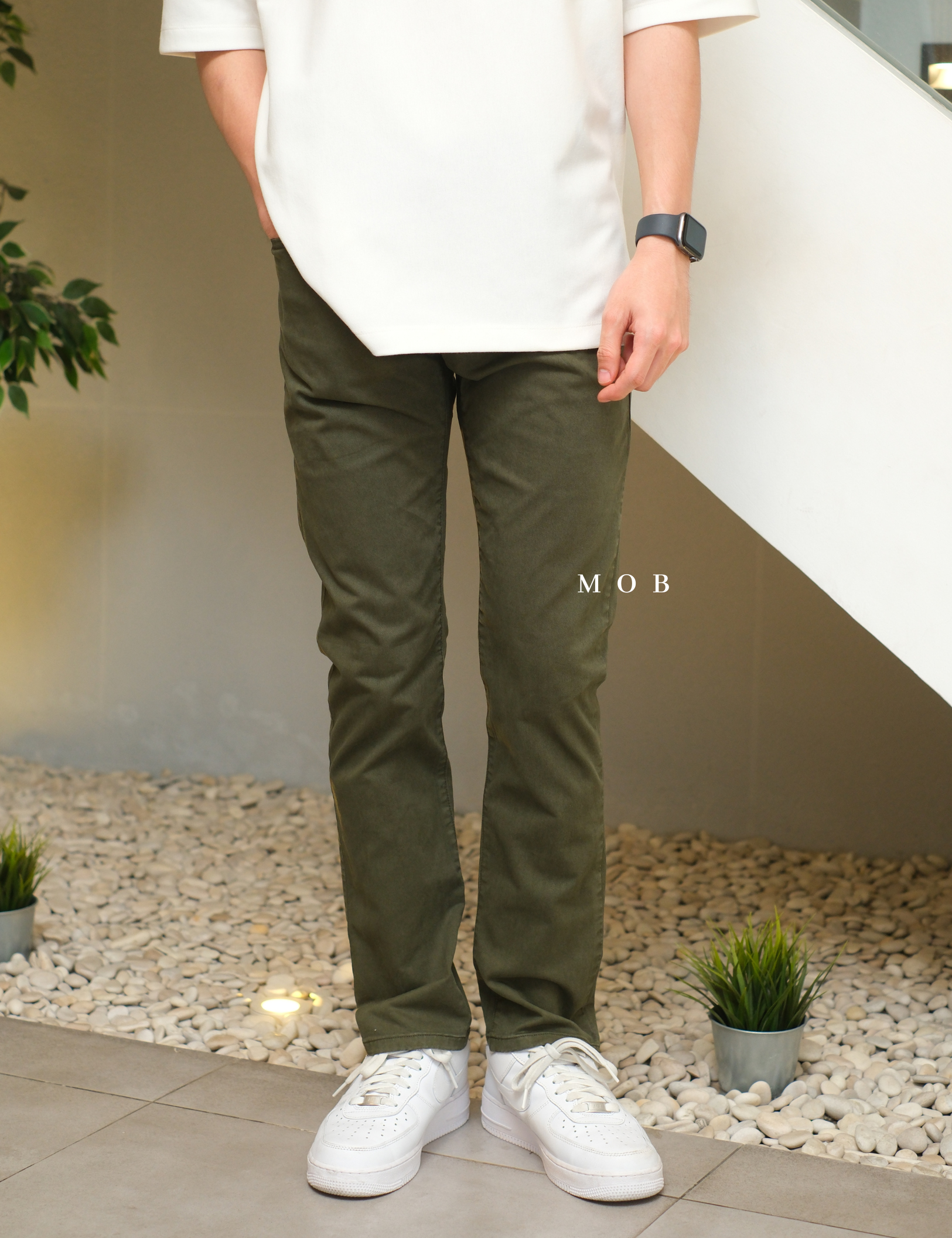 F&TPT03011 365 SLIM FIT Pants Army