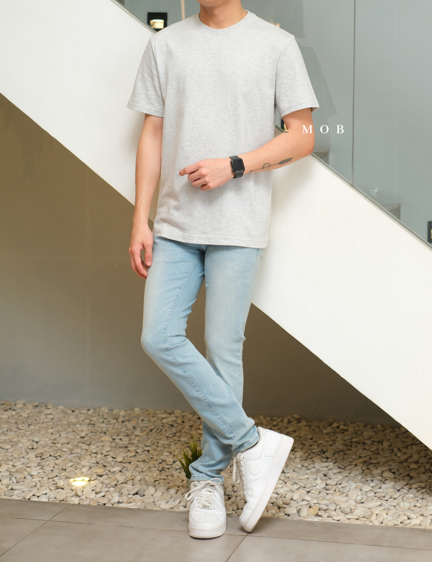 BRSST04001 Signature Midweight SS Tee Grey 