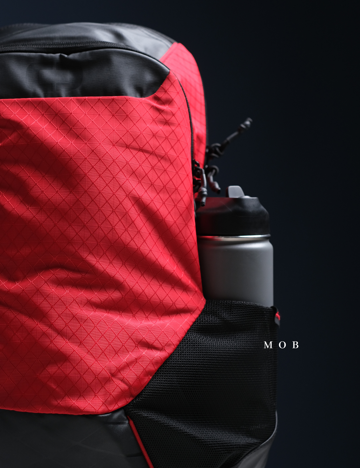 OGBAG02006C Basic Backpack Black Red