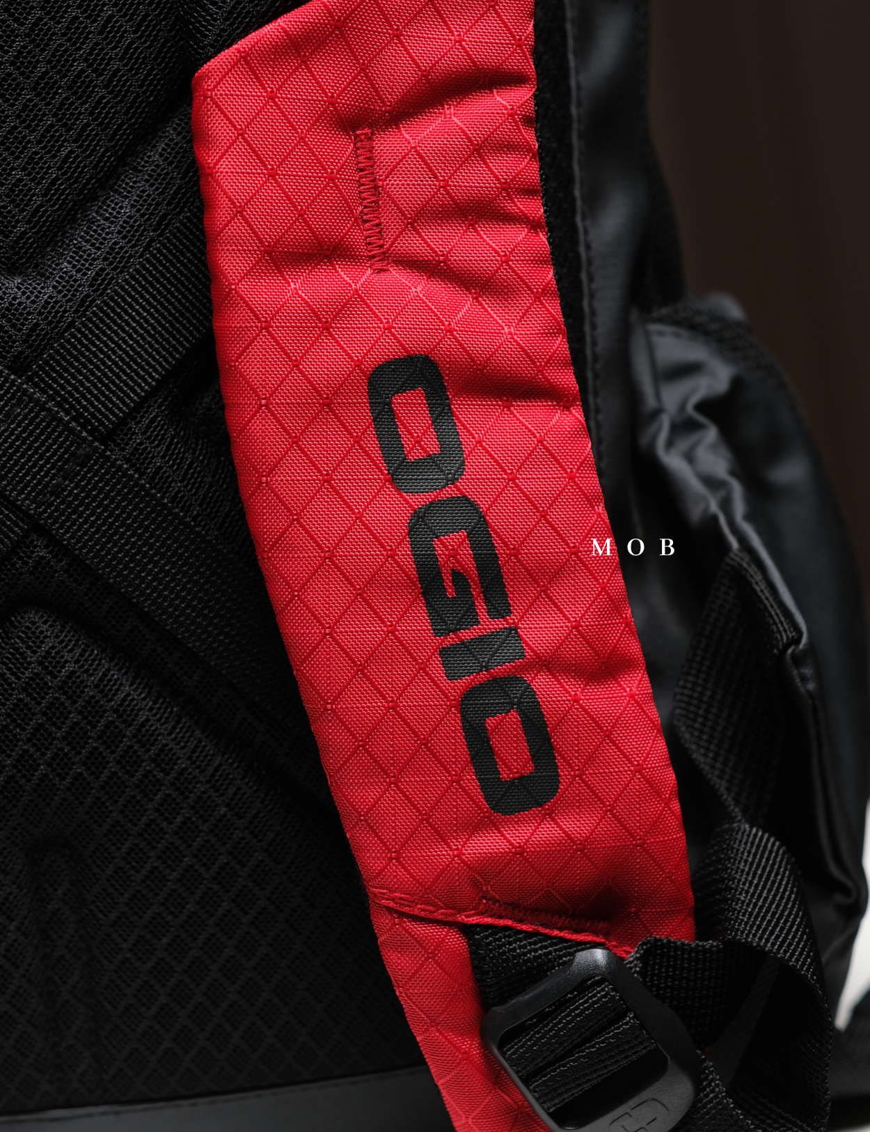 OGBAG02006C Basic Backpack Black Red