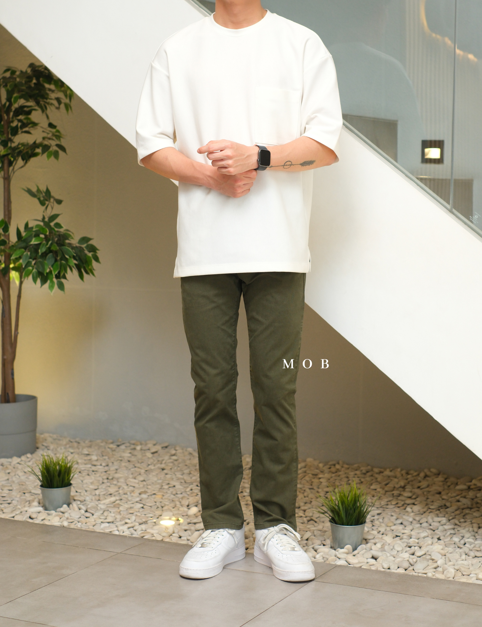 F&TPT03011 365 SLIM FIT Pants Army