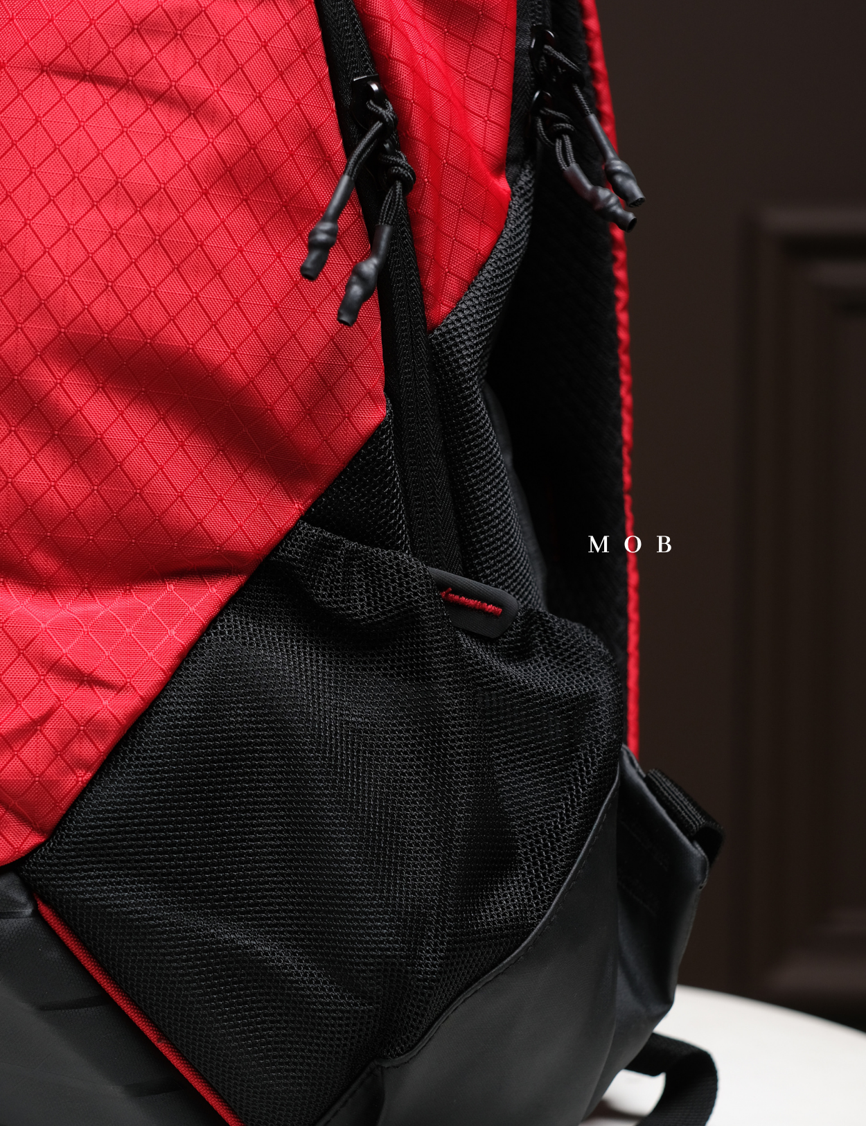 OGBAG02006C Basic Backpack Black Red