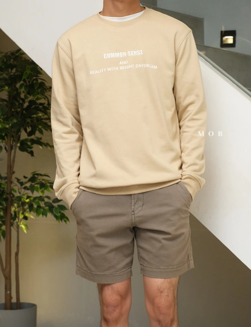 Image of IBSW01002B Common-Sense Sweatshirt Beige