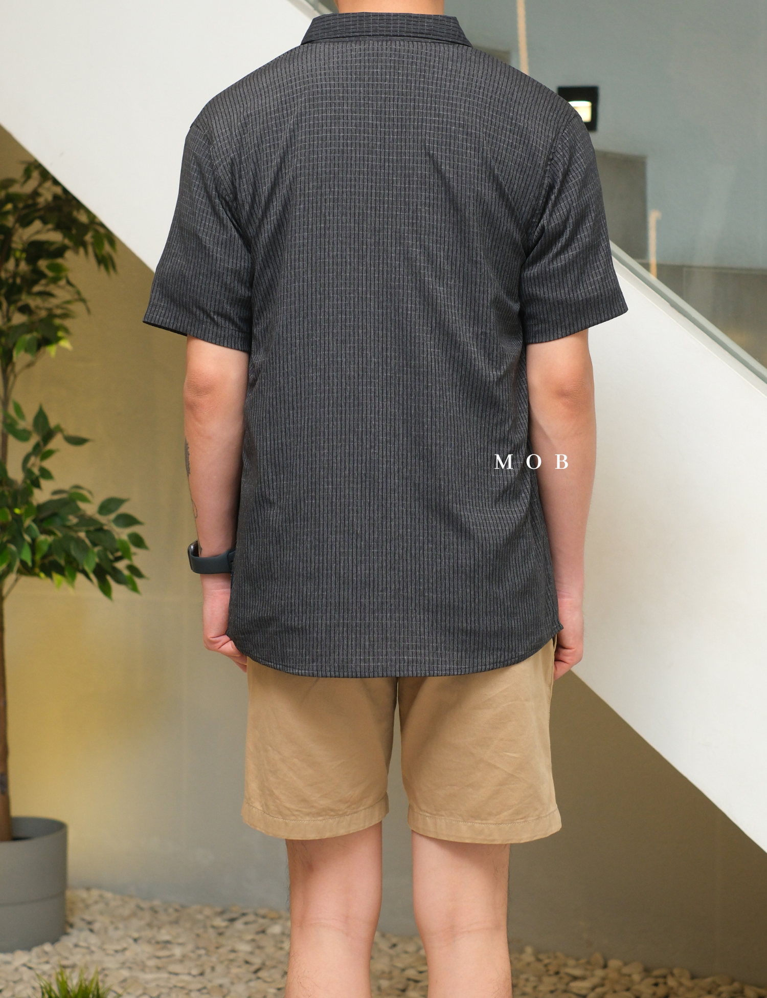 ROASSS01004B Bless Up SS Shirt Dark Grey