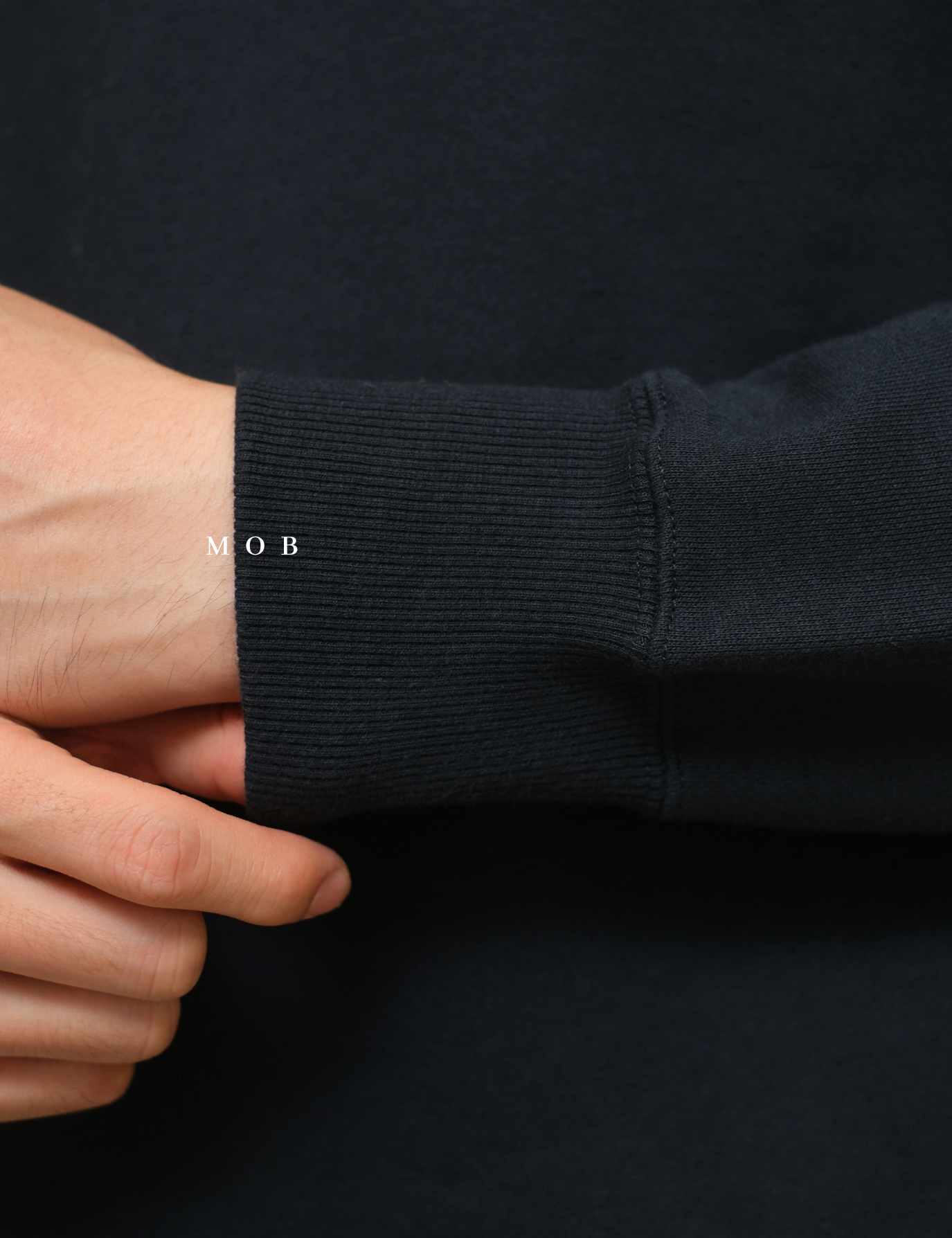 CHMPSW1201C C Small Logo Sweatshirt Midnight Navy