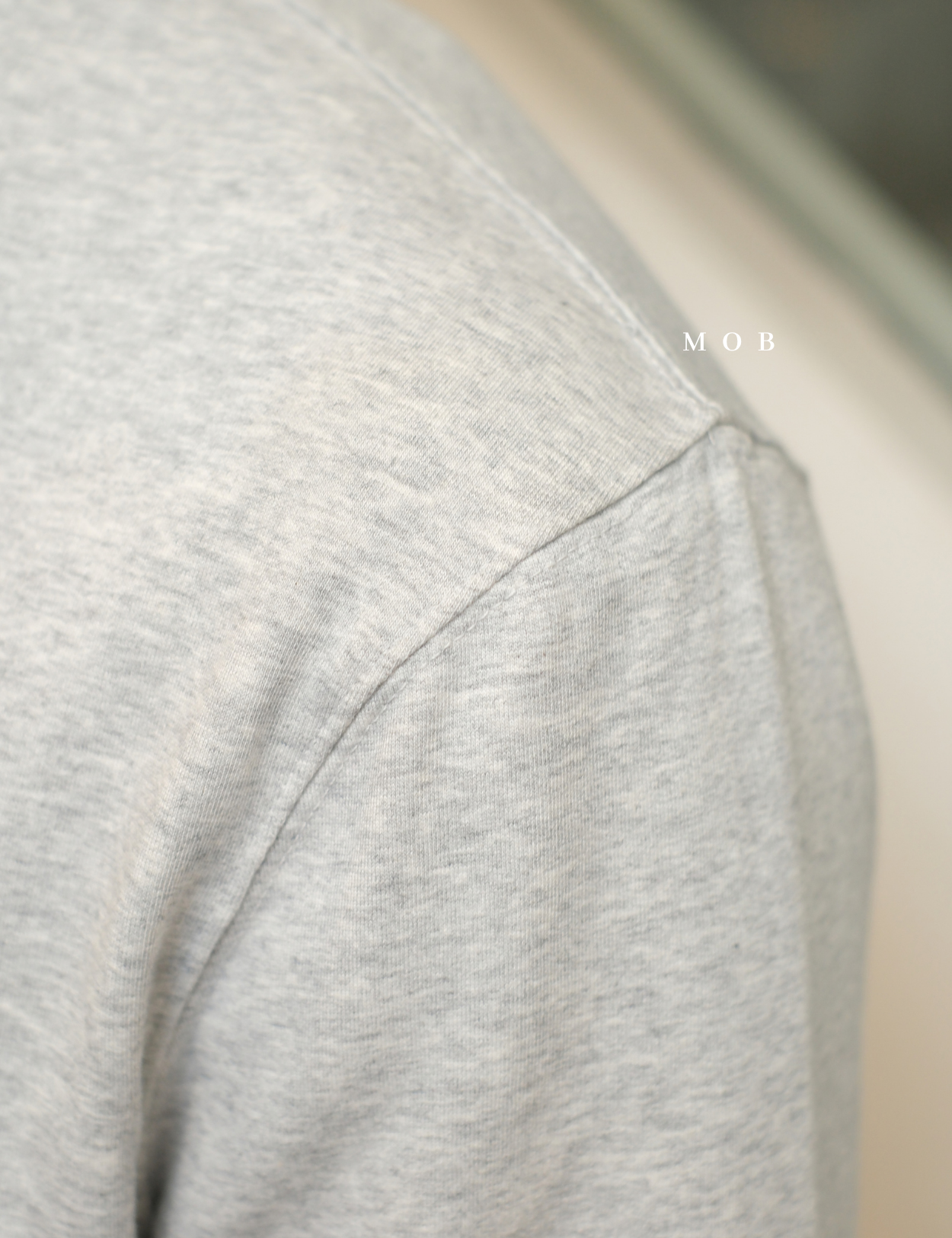GFW01SWO001-003 1/4 Zip French Terry Sweatshirt Grey