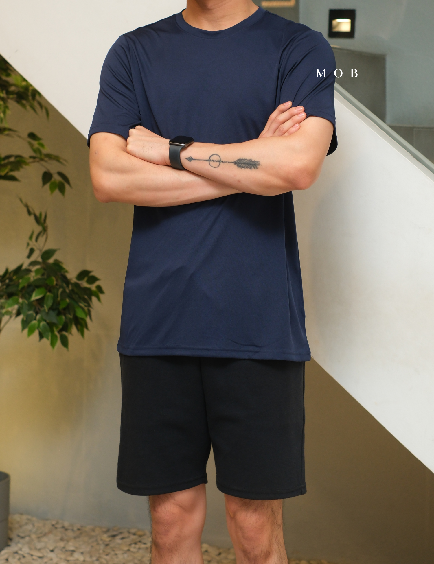 HMSST04001B DryMove SS Tee Navy
