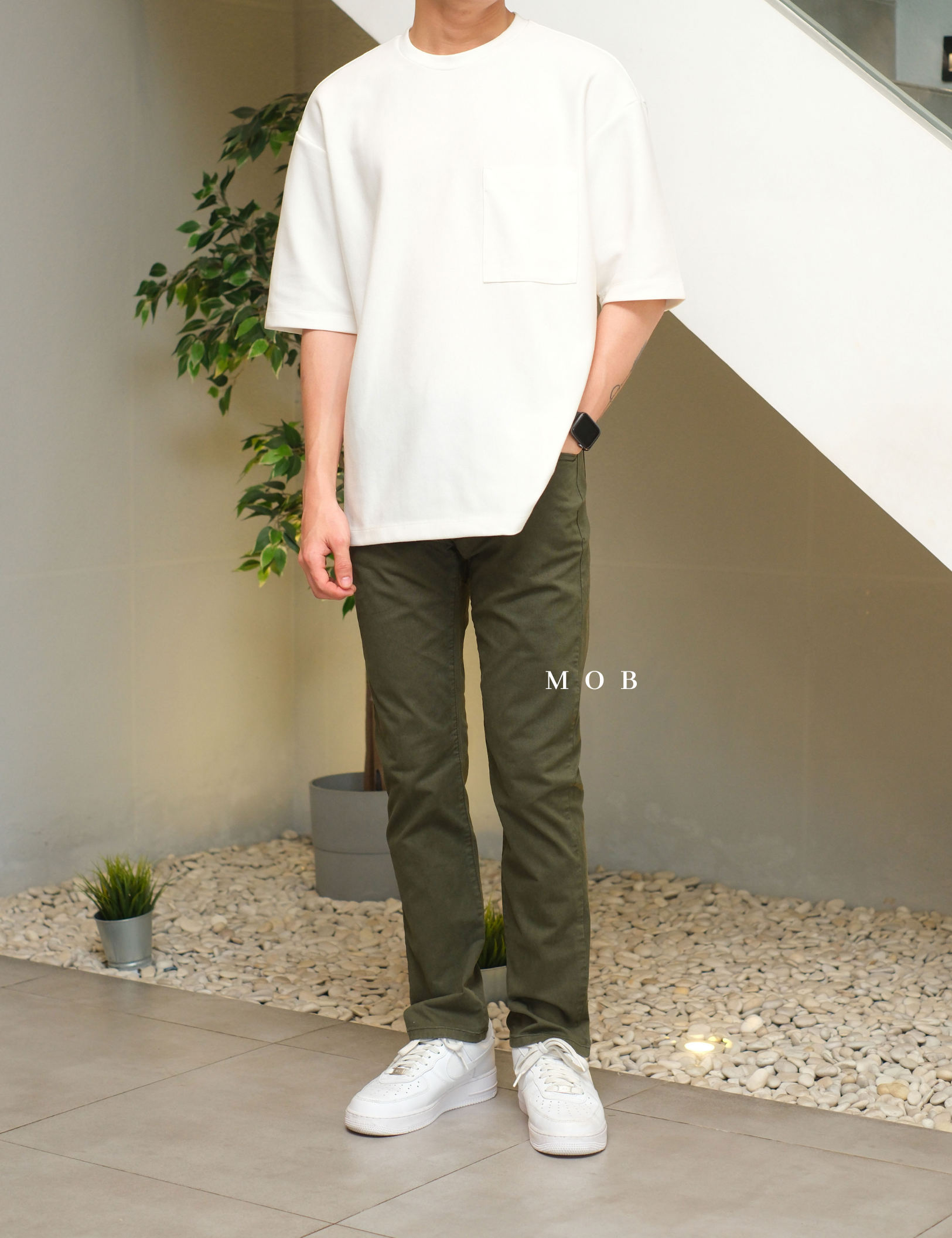 F&TPT03011 365 SLIM FIT Pants Army