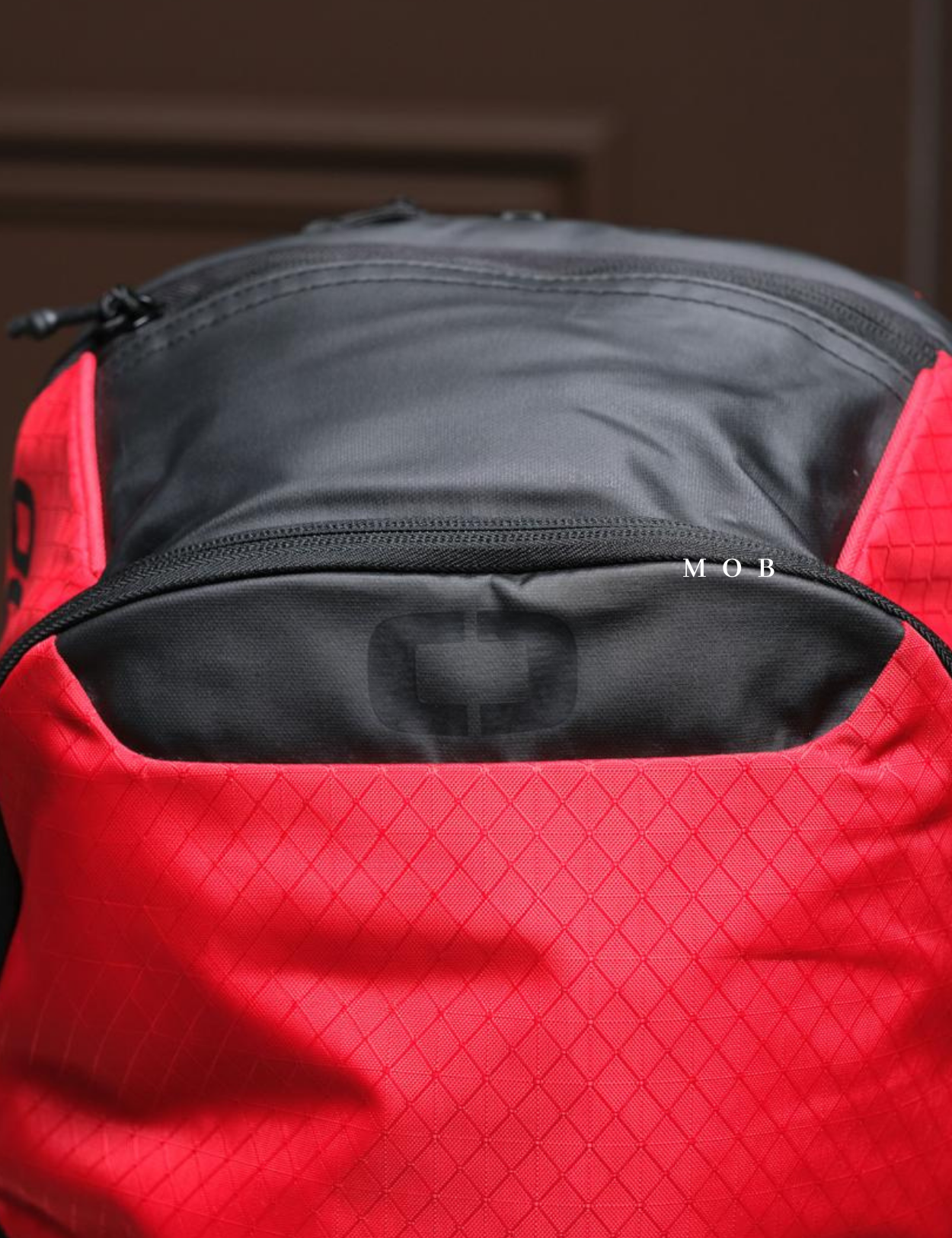 OGBAG02006C Basic Backpack Black Red
