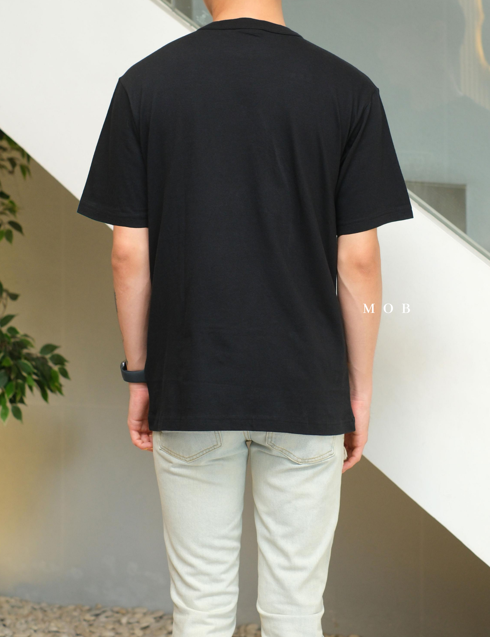 CHMPSST2405A Box Logo SS Tee Black