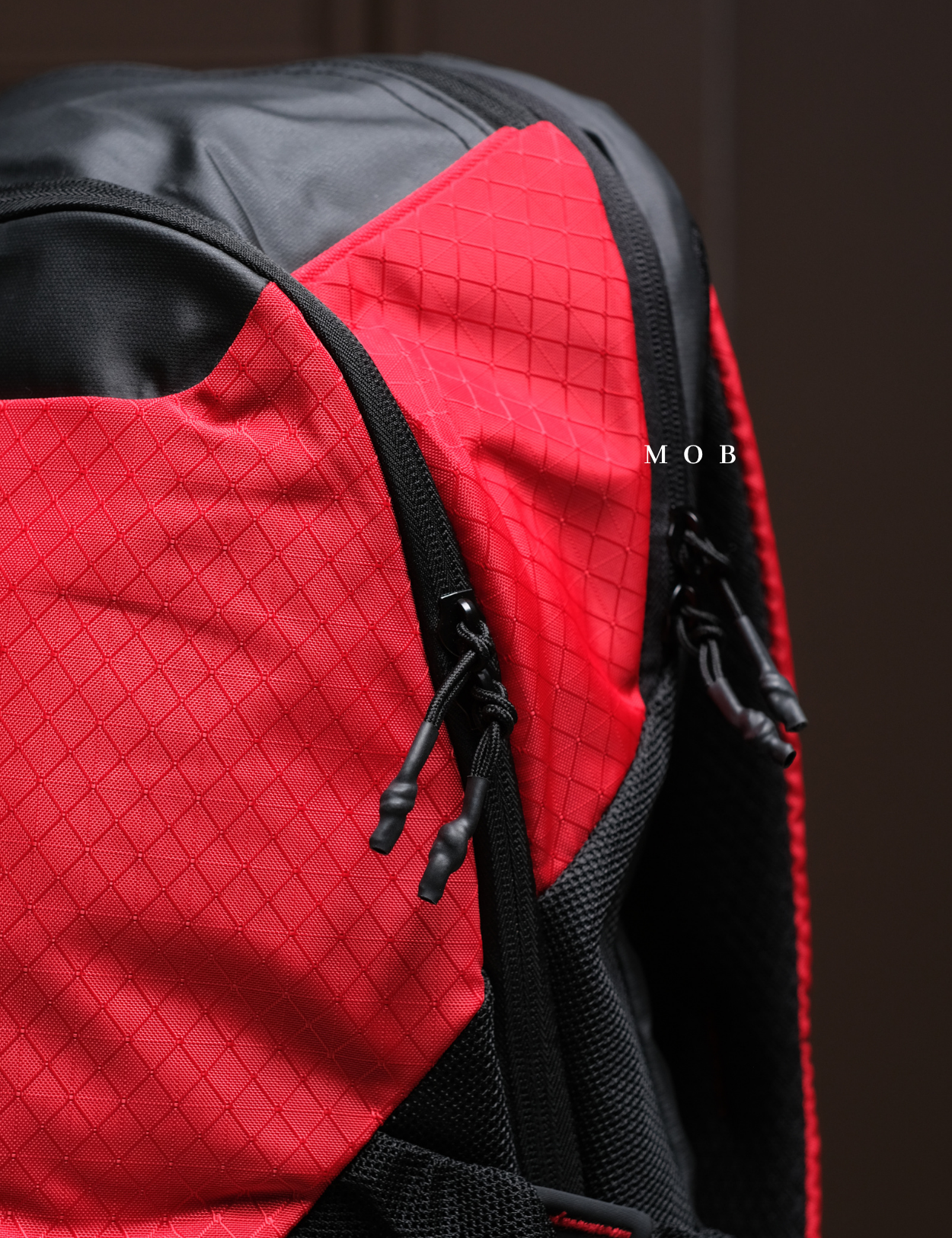 OGBAG02006C Basic Backpack Black Red