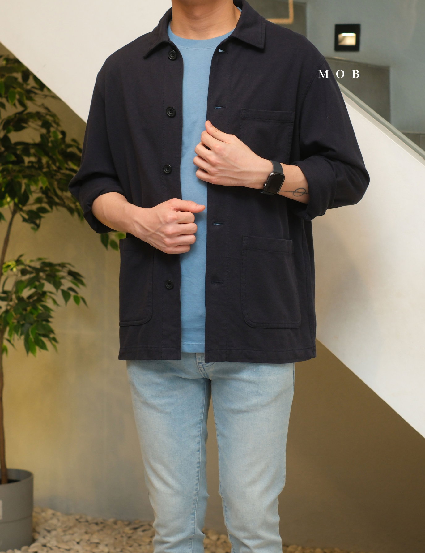 GFW01SST001-001 Every Wear SS Tee Light Blue